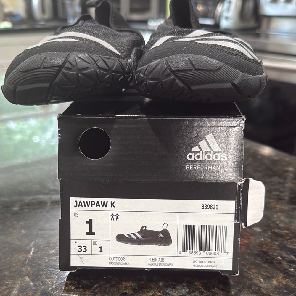 Adidas Black Water Shoes Sleek Design